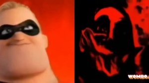 mr incredible becoming canny and uncanny new....... singing wombo ai combos