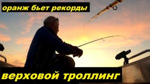 Верховой троллинг. Оранж рулит. Вся рыба на два воблера. Киллер и Сталкер.