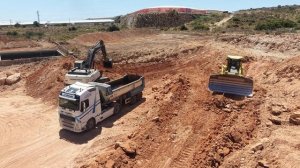 Komatsu D275AX Bulldozer & Hidromek 300NLC Excavator ｜ Moving Dirt and Removing Massive Rocks