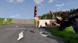 Автомобили против гигантского провала на дороге, гигантской выпуклости  ▶️ BeamNG Drive