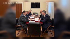 Магомед Рамазанов провёл рабочие встречи с Мурадом Керимовым и Максимом Корольковым