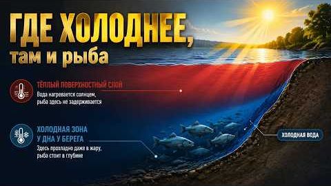 Почему летом клёва нет главная ошибка 90% рыболовов смотреть онлайн