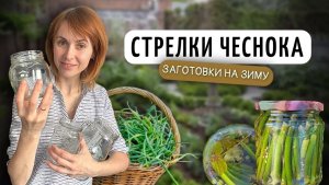 Маринованные чесночные стрелки | Заготовки на зиму своими руками