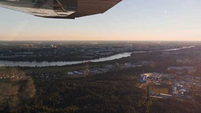 Полет на самолете Цессна для двоих в Москве