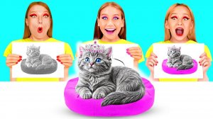 Кто Лучше Нарисует Предмет, Получит Его Челлендж # Забавные Лайфхаки с Едой от Fun Challenge