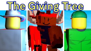 FNF Хоррор-ARG: THE GIVING TREE (Roblox Rochas313) + Кат-сцены с текстом