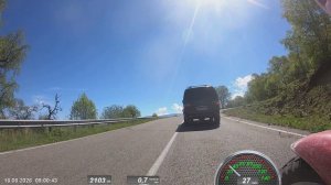 Дорога на Джилы Су вверх от п оплаты
