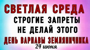 24 Июня Варнава Земляничник. Что нельзя делать 24 Июня Варнава Земляничник. Народные приметы