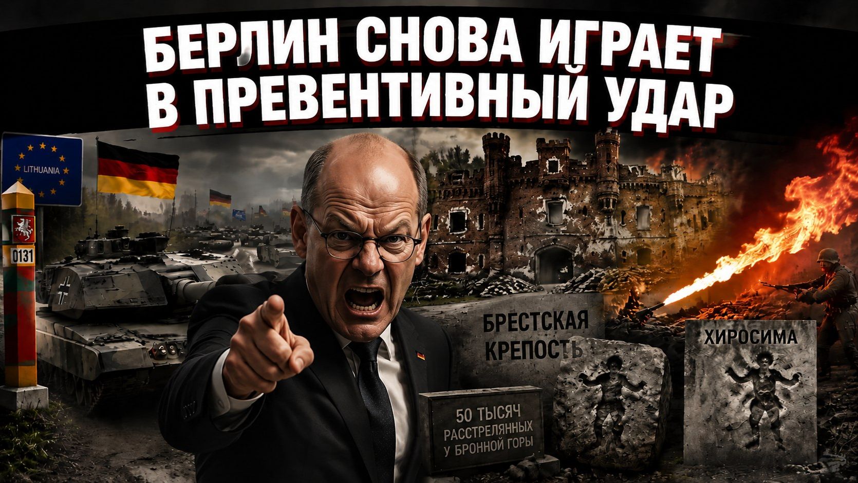 85 лет спустя: немецкие танки с крестами снова у границ России смотреть онлайн