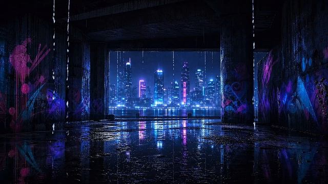 Dark Synthwave Mix Vol.45 🌃 1 Hour Neon Noir Cyberpunk BGM for Focus & Night ｜ Neon Horizon смотреть онлайн