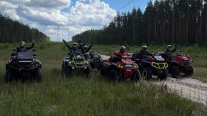 AODES, YAMAHA, Турпоход до деревни Юрино ATV52