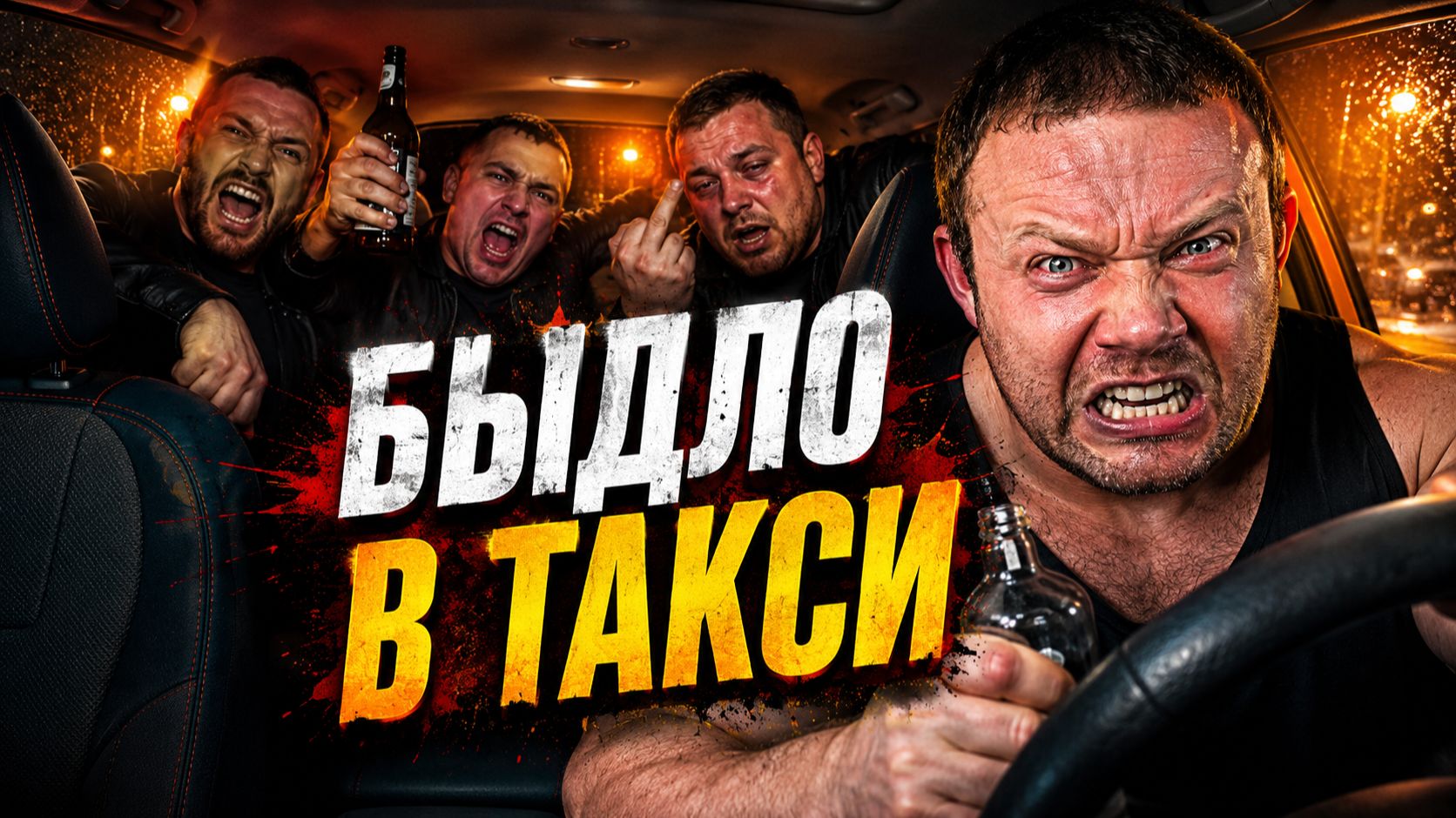 Быдло в Яндекс Такси: Пассажиры пили, матерились и устроили Драку! Таксисты отказали и начался ад!