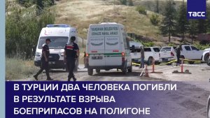В Турции два человека погибли в результате взрыва боеприпасов на полигоне
