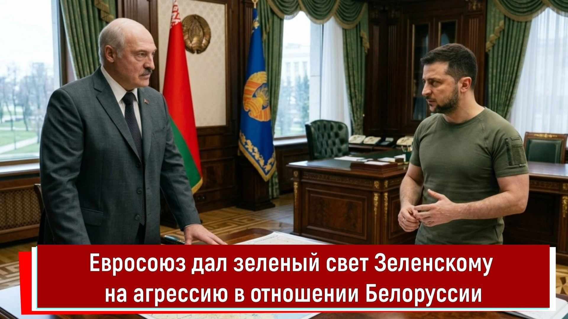 Евросоюз дал зеленый свет Зеленскому на агрессию в отношении Белоруссии