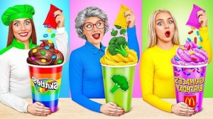 Я против Бабушки Готовим Гримас Шейк Челлендж _ Смешные Моменты с Mega DO Challenge