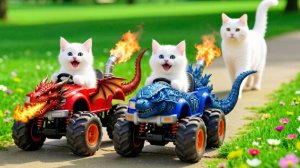 Мама-кошка подстригает шерсть на ферме и делает тигровую шапку для котят дома🐾🎩🐯