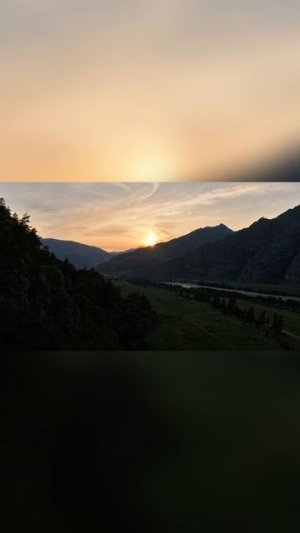 Закаты....восходы.... живописно.