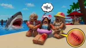ROBLOX ДОЧКУ ЕВУ УКУСИЛА АКУЛА🦈🤯В БРУКХЕЙВЕН РП🏡