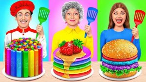Кулинарный Челлендж_ Я против Бабушки _ Потрясающие Кухонные Лайфхаки от Mega DO Challenge