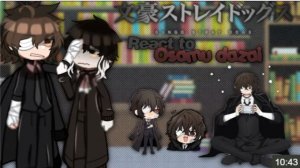 Bungou Stray Dogs React To Dazai Osamu! 🫧, Angst, Dark Era