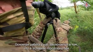 Боевая работа снайперов группировки «Восток»