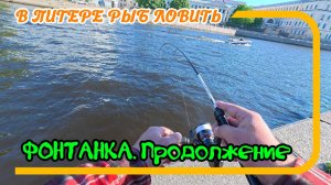 В Питере рыб ловить. Рыбалка в центре города. Фонтанка. Продолжение