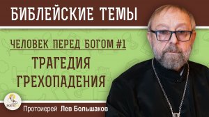 ЧЕЛОВЕК ПЕРЕД БОГОМ #1.  Трагедия грехопадения.  Протоиерей Лев Большаков