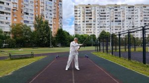 Упражнения с деревянным шестом 100 см (2)
