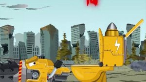 Мультфильмы Про Танки. Гигантская Пила-Бульдозер-Танк Разрушает Все! К просмотру Всем!!! 21