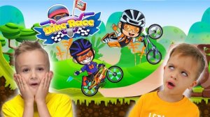 Влад и Ники исследуют новое хобби — BMX-велосипеды
