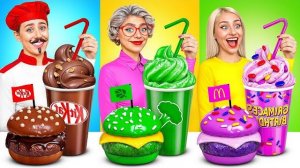 Я против Бабушки Готовим Гримас Шейк Челлендж _ Съедобная Битва от Mega DO Challenge