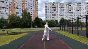 Упражнения с деревянным шестом 100 см (8)