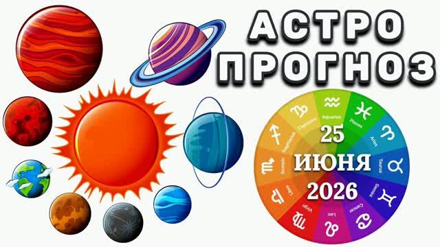 "АСТРОПРОГНОЗ на 25 ИЮНЯ 2026 года"!!! смотреть онлайн