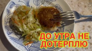 22/6 26 РЫБНЫЕ КОТЛЕТЫ - ВЗРЫВ МОЗГА.  ХОМЯЧИМ ПО НОЧАМ.  УДАЧНЕНЬКО ЗАШЛА.