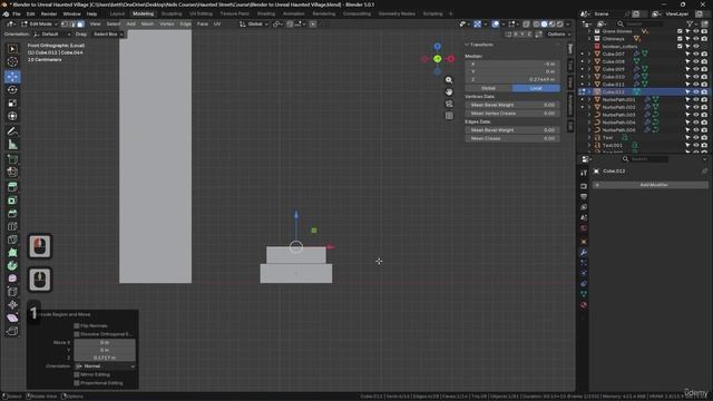 EN Blender 5 & UE5.7 Stylized Haunted Street Kit_part 6 смотреть онлайн