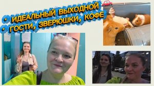 Идеальный выходной: гости, зверюшки, Fix Price, мороженое и кофе ☕🚗