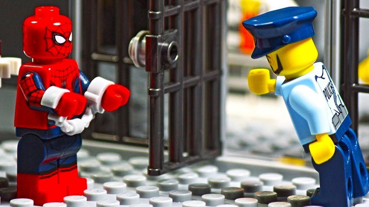 Lego Spiderman Prison Break смотреть онлайн
