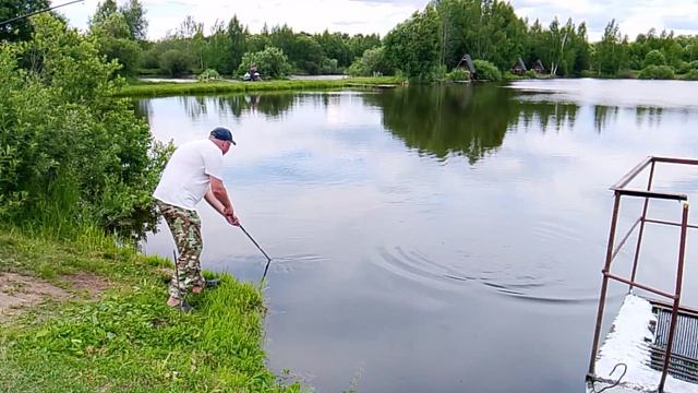 Ловля Осётра на 2-м Вип водоёме РК "Фишка Петряиха" смотреть онлайн
