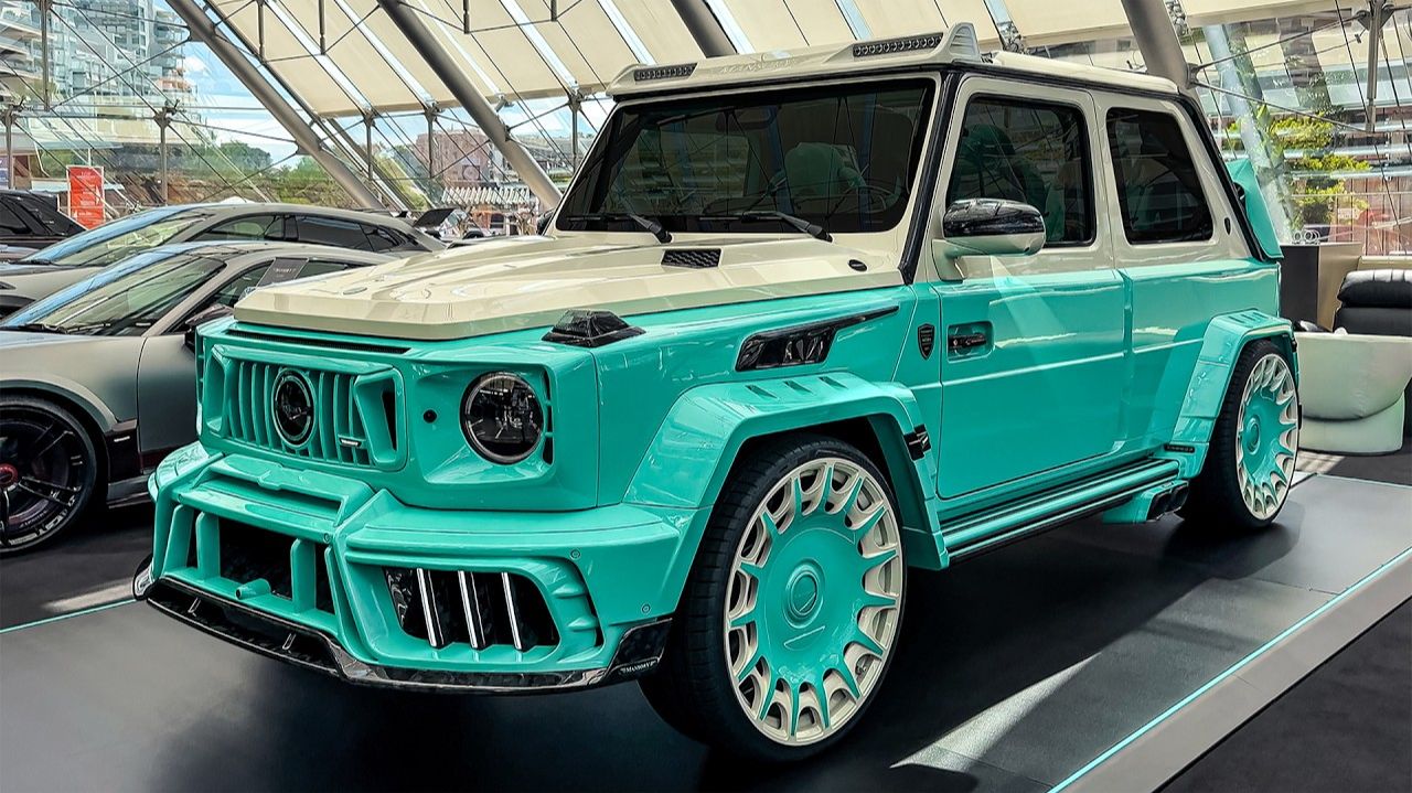 Mercedes-AMG G63 MANSORY AZURA 2027 года — обзор интерьера и экстерьера. смотреть онлайн