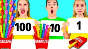 100 Слоев Еды Челлендж | Потрясающие Рецепты с Едой