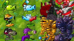 Plants VS Zombies-Fusion РАСТЕНИЯ ПРОТИВ ЗОМБИ Grafted mod Hybrid pvz ПВЗ МОД Битва прохождение