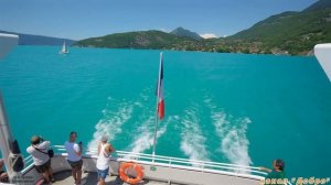 Прогулка на лодке по озеру Анси 🇫🇷 | Кристально чистая вода и горные пейзажи