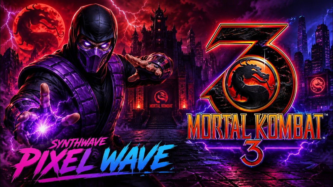 Mortal Kombat Ultimate 3 • Full Dark Synthwave Remix Album (16-Bit Arcade Kombat) смотреть онлайн