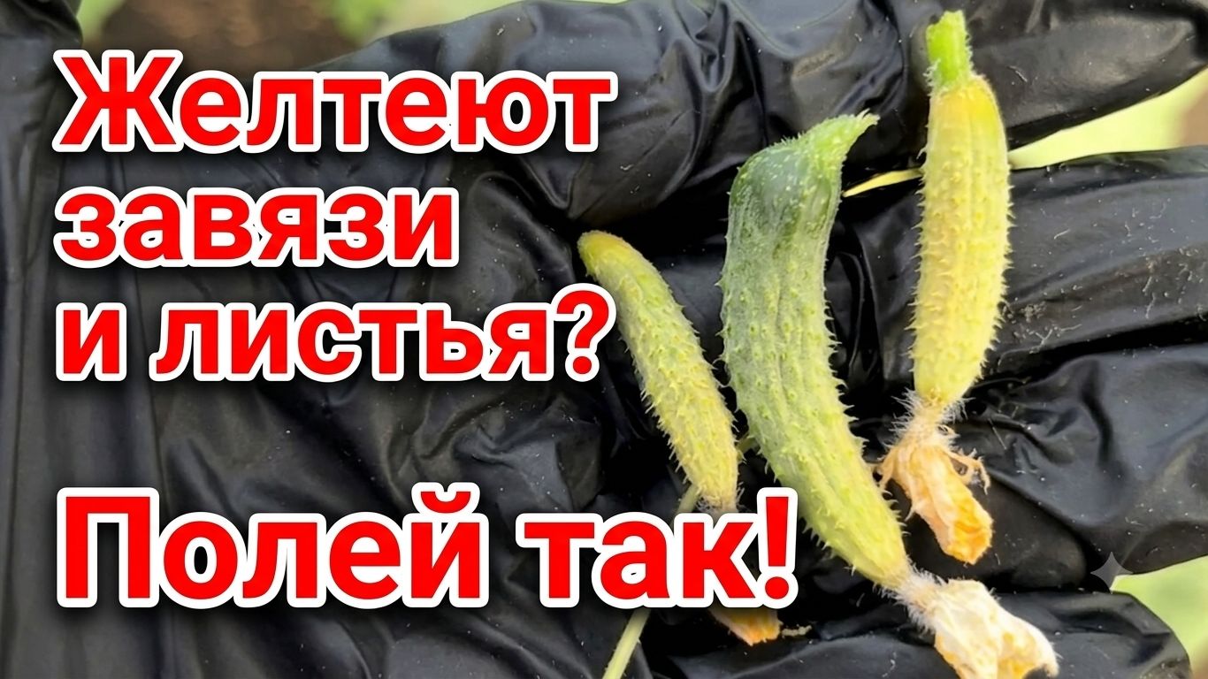 Желтеют завязи и сохнут листья ОГУРЦОВ? ВСЕГО 2 ДЕШЕВЫХ СРЕДСТВА спасут ваш урожай! смотреть онлайн