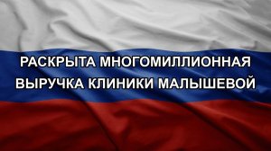 Раскрыта многомиллионная выручка клиники Малышевой