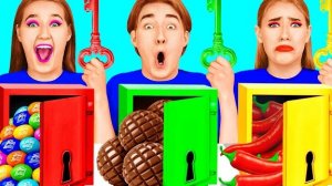 Выбери Правильный Ключ Челлендж | Забавные Лайфхаки с Едой