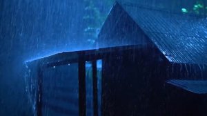 🌧️🏡 НОЧНОЙ ДОЖДЬ ПО КРЫШЕ • Звуки Летнего Дождя для Глубокого Сна и Полного Расслабления 😴💙