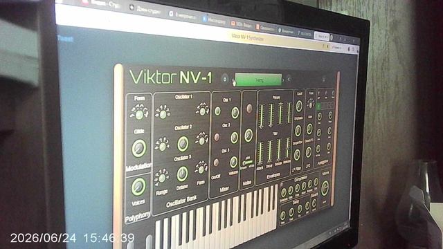 Он-лайн синтезатор VIKTOR NV-1: импровизация