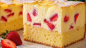 ЗАПЕКАЕМ всё ВМЕСТЕ😍Нежный ПИРОГ как ТОРТ для профессиональных лентяев!