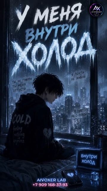 У меня внутри холод 🧊 | sad vibe | russian pop trap | kpop mood AIVOXER LAB